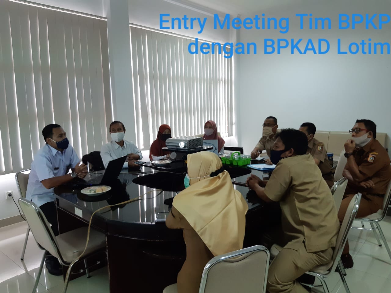 entry meeting tim BPKP dengan BPKAD Kab. Lotim